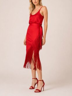 Falda Divine Roja