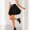 Falda corta nerra Lacey
